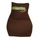 Rounded Lounge - Brown Solid Cotton Twill 'Nature'